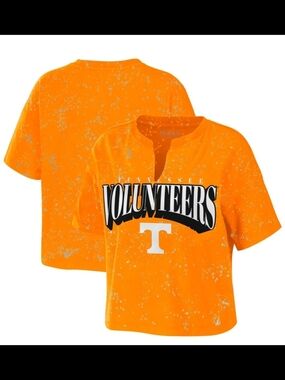 WEAR By Erin Andrews Women's Tennessee Orange Splatter T-shirt Size XL